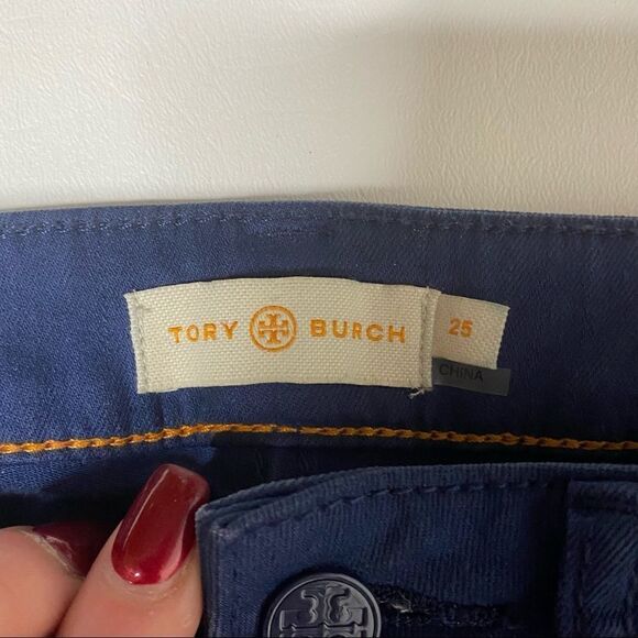 Tori Burch | “Blue” High Rise Skinny Jeans - Picture 3 of 6
